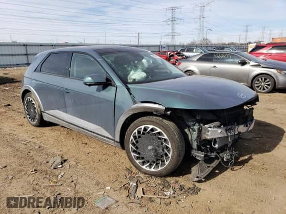 2022 Hyundai Ioniq 5 Limited z VIN KM8KRDAF8NU087747, wystawiony jako Copart lot #43249744 z przebiegiem 20 930 mil mil oraz Szkoda całkowita • Salvage title. Historia ofert i sprzedaży dostępna na DreamBid. Obrazek 4.