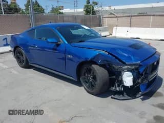 ✅ 2024 Ford Mustang GT • VIN: 1FA6P8CF8R5430448 • Lot: 42486850. Listed on IAAI with 5,647 mi. Free auction sales archive from the USA and detailed vehicle history report at DreamBid. Image 1.