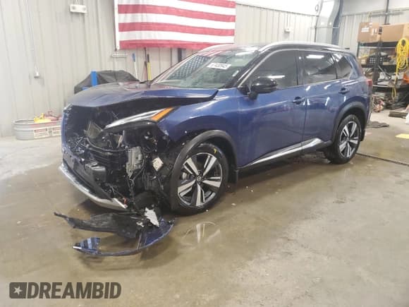 ✅ 2021 Nissan Rogue Platinum • VIN: JN8AT3DD6MW321588 • Lot: 67430945. Listed on Copart with 46,282 mi. Free auction sales archive from the USA and detailed vehicle history report at DreamBid. Image 1.