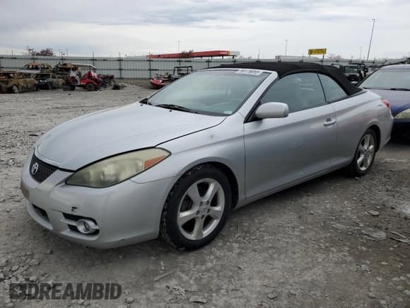 ✅ 2007 Toyota Solara SE • VIN: 4T1FA38P57U108168 • Lot: 57963985. Listed on Copart with 146,659 mi. Free auction sales archive from the USA and detailed vehicle history report at DreamBid. Image 1.