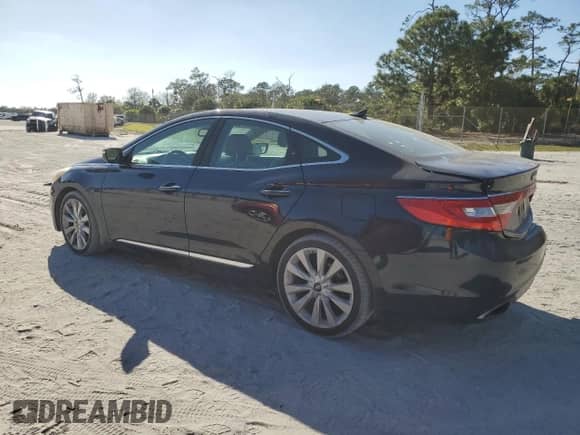 2013 Hyundai Azera with VIN KMHFH4JG4DA269426, listed as a Copart auction lot 87641235 with 113,533 mi miles and Salvage title. Bid and sale history available at DreamBid. Image 2.
