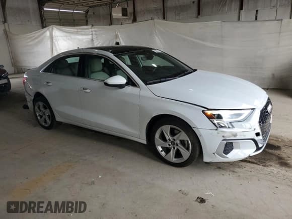 ✅ 2023 Audi A3 Premium • VIN: WAUAUDGY6PA075203 • Lot: 69463155. Wystawiony na Copart z przebiegiem 59 851 mil. Bezpłatny archiwum sprzedaży aukcyjnych z USA i szczegółowy raport historii pojazdu na DreamBid. Zdjęcie 4.