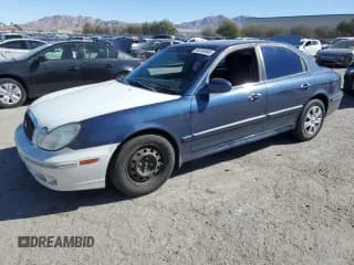 ✅ 2003 Hyundai Sonata • VIN: KMHWF25S83A887775 • Lot: 46184905. Listed on Copart with 117,829 mi. Free auction sales archive from the USA and detailed vehicle history report at DreamBid. Image 1.