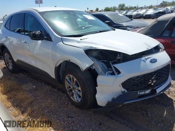 ✅ 2022 Ford Escape SE • VIN: 1FMCU9G69NUA60967 • Lot: 42255666. Listed on IAAI with 190,573 mi. Free auction sales archive from the USA and detailed vehicle history report at DreamBid. Image 1.