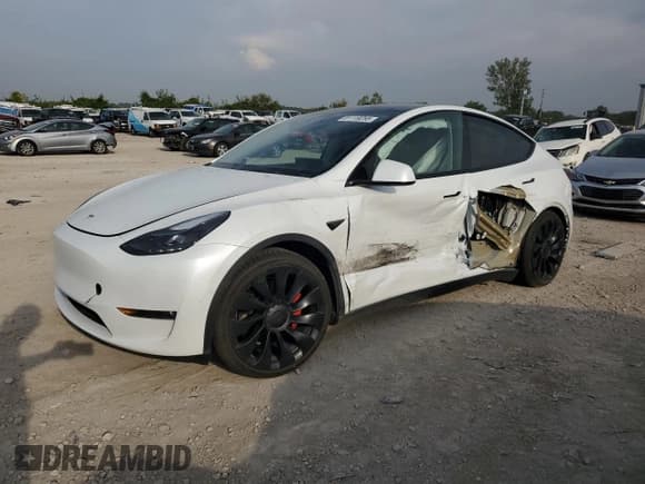 ✅ 2022 Tesla Model Y Performance • VIN: 7SAYGDEFXNF452780 • Lot: 81119255. Listed on Copart with 27,418 mi. Free auction sales archive from the USA and detailed vehicle history report at DreamBid. Image 1.