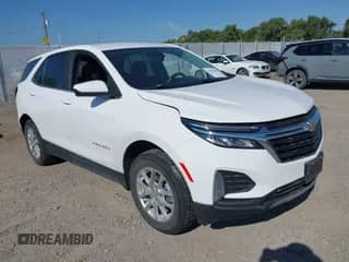 2022 Chevrolet Equinox LT с VIN 3GNAXTEV1NL135219, выставлен на аукционе IAAI как лот 42934388 с пробегом 59 789 миль миль и . История ставок и продаж доступна на DreamBid. Изображение 1.