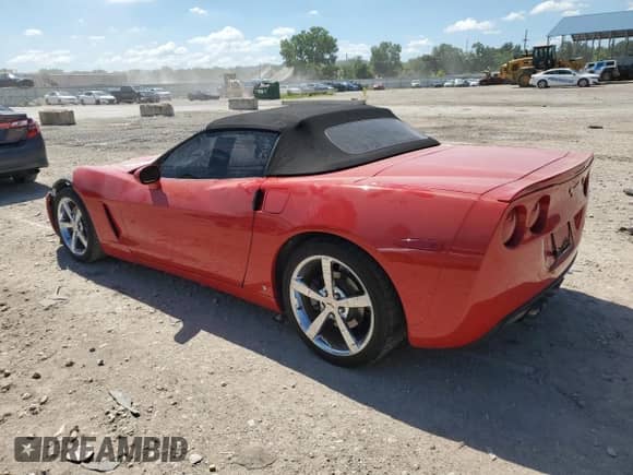 2009 Chevrolet Corvette with VIN 1G1YY36W095101668, listed as a Copart auction lot 63301285 with 64,962 mi miles and Salvage title. Bid and sale history available at DreamBid. Image 2.