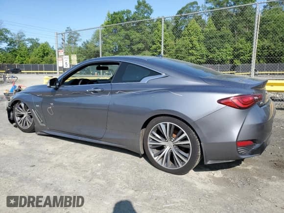 ✅ 2019 Infiniti Q60 Luxe • VIN: JN1EV7EL3KM291417 • Lot: 57792875. Listed on Copart with 95,667 mi. Free auction sales archive from the USA and detailed vehicle history report at DreamBid. Image 2.