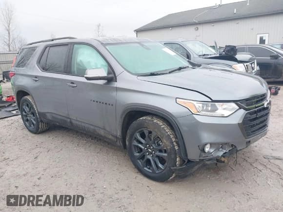 ✅ 2021 Chevrolet Traverse RS • VIN: 1GNEVJKW9MJ205306 • Lot: 41672212. Wystawiony na IAAI z przebiegiem 58 812 mil. Bezpłatny archiwum sprzedaży aukcyjnych z USA i szczegółowy raport historii pojazdu na DreamBid. Zdjęcie 1.