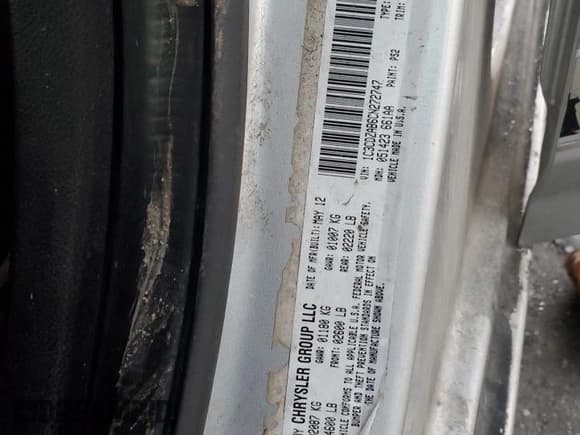 ✅ 2012 Dodge Avenger SE • VIN: 1C3CDZAB6CN272747 • Lot: 88306845. Listed on Copart with 208,626 mi. Free auction sales archive from the USA and detailed vehicle history report at DreamBid. Image 13.