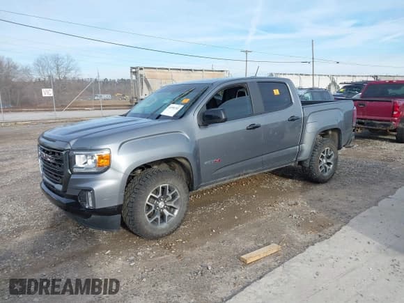 ✅ 2022 GMC Canyon 4WD AT4 • VIN: 1GTG6FEN0N1187441 • Лот: 41596702. Опубликован ранее на IAAI с пробегом Не указан. Бесплатный доступ к архиву аукционных продаж из США и подробный отчёт об истории автомобиля на DreamBid. Изображение 2.