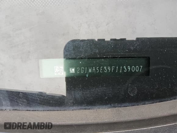 ✅ 2015 Chevrolet Impala LS • VIN: 2G1WA5E39F1139007 • Лот: 71027564. Опубликован ранее на Copart с пробегом 146 694 миль. Бесплатный доступ к архиву аукционных продаж из США и подробный отчёт об истории автомобиля на DreamBid. Изображение 13.