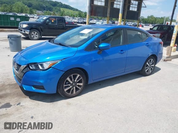 ✅ 2022 Nissan Versa SV • VIN: 3N1CN8EV7NL840193 • Lot: 42792437. Listed on IAAI with 55,793 mi. Free auction sales archive from the USA and detailed vehicle history report at DreamBid. Image 17.