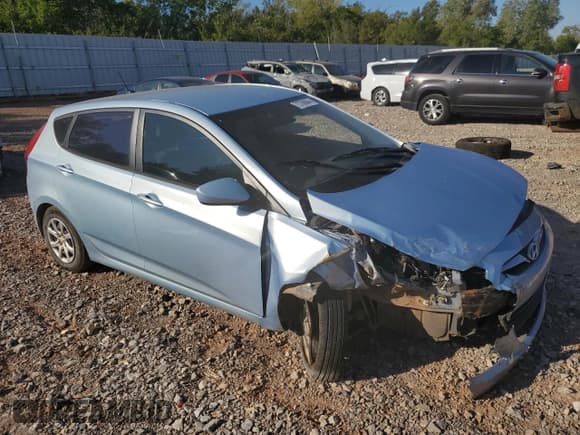 ✅ 2012 Hyundai Accent GS • VIN: KMHCT5AE5CU059016 • Лот: 73708844. Опубликован ранее на Copart с пробегом Не указан. Бесплатный доступ к архиву аукционных продаж из США и подробный отчёт об истории автомобиля на DreamBid. Изображение 4.