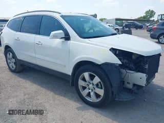 ✅ 2013 Chevrolet Traverse LTZ • VIN: 1GNKRLKD7DJ257342 • Лот: 42910339. Опубликован ранее на IAAI с пробегом 105 095 миль. Бесплатный доступ к архиву аукционных продаж из США и подробный отчёт об истории автомобиля на DreamBid. Изображение 1.