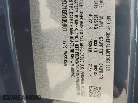 ✅ 2016 Chevrolet Corvette Z51 2LT • VIN: 1G1YK2D71G5109881 • Lot: 82160685. Listed on Copart with 41,721 mi. Free auction sales archive from the USA and detailed vehicle history report at DreamBid. Image 13.