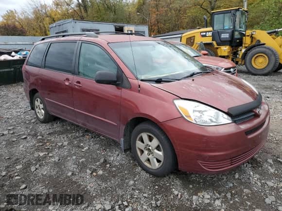 2005 Toyota Sienna LE z VIN 5TDZA23C55S242504, wystawiony jako Copart lot #89652155 z przebiegiem 260 207 mil mil oraz Szkoda całkowita • Salvage title. Historia ofert i sprzedaży dostępna na DreamBid. Obrazek 4.