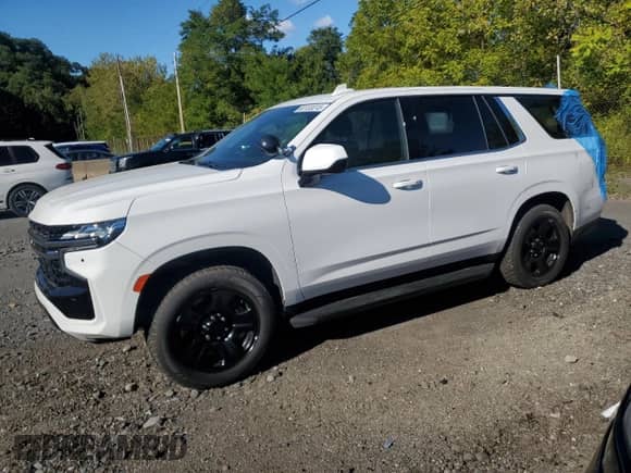 2023 Chevrolet Tahoe Commercial z VIN 1GNSKLED9PR436472, wystawiony jako Copart lot #80133015 z przebiegiem 20 741 mil mil oraz Szkoda całkowita • Salvage title. Historia ofert i sprzedaży dostępna na DreamBid. Obrazek 1.