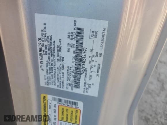 ✅ 2019 Ford Mustang GT • VIN: 1FA6P8CF4K5151620 • Lot: 67135265. Wystawiony na Copart z przebiegiem 81 266 mil. Bezpłatny archiwum sprzedaży aukcyjnych z USA i szczegółowy raport historii pojazdu na DreamBid. Zdjęcie 12.