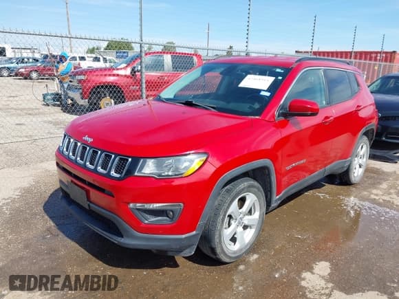 ✅ 2018 Jeep Compass Altitude • VIN: 3C4NJCBB5JT194709 • Lot: 42468915. Listed on IAAI with 148,645 mi. Free auction sales archive from the USA and detailed vehicle history report at DreamBid. Image 2.