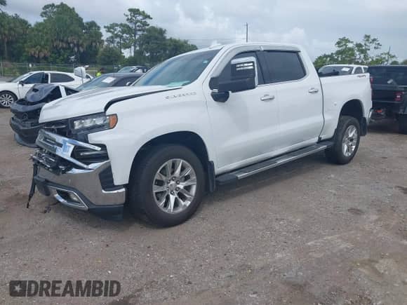 2020 Chevrolet Silverado 1500 LTZ with VIN 1GCUYGEL3LZ237247, listed as a IAAI auction lot 43360459 with 74,026 mi miles and . Bid and sale history available at DreamBid. Image 2.