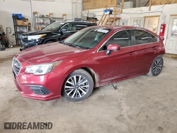 ✅ 2018 Subaru Legacy Premium • VIN: 4S3BNAC60J3041423 • Lot: 62883105. Listed on Copart with 108,722 mi. Free auction sales archive from the USA and detailed vehicle history report at DreamBid. Image 1.