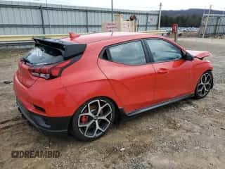 2020 Hyundai Veloster z VIN KMHT36AH0LU008457, wystawiony jako Copart lot #85669534 z przebiegiem 59 985 mil mil oraz Szkoda całkowita • Salvage title. Historia ofert i sprzedaży dostępna na DreamBid. Obrazek 3.