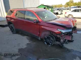 2023 Chevrolet Traverse LT Cloth z VIN 1GNEVGKW1PJ274322, wystawiony jako Copart lot #84922465 z przebiegiem 16 165 mil mil oraz Szkoda całkowita • Salvage title. Historia ofert i sprzedaży dostępna na DreamBid. Obrazek 4.