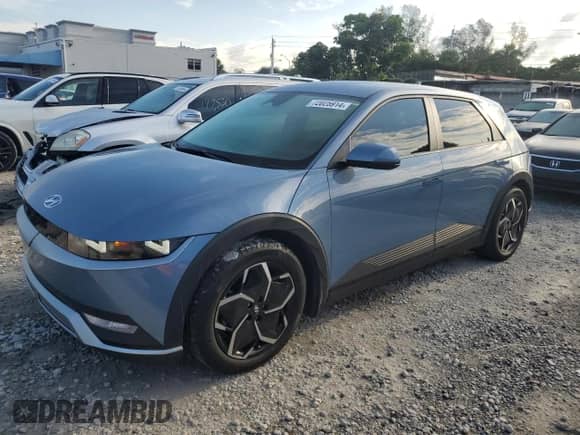 2023 Hyundai Ioniq 5 SEL z VIN KM8KN4AE2PU144059, wystawiony jako Copart lot #72025914 z przebiegiem 26 715 mil mil oraz Nie do naprawy • Non repairable. Historia ofert i sprzedaży dostępna na DreamBid. Obrazek 1.