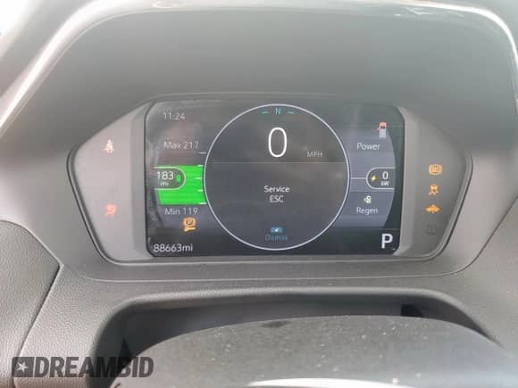 2023 Chevrolet Bolt EUV LT with VIN 1G1FY6S00P4146073, listed as a Copart auction lot 89933895 with 88,663 mi miles and Clean title. Bid and sale history available at DreamBid. Image 9.