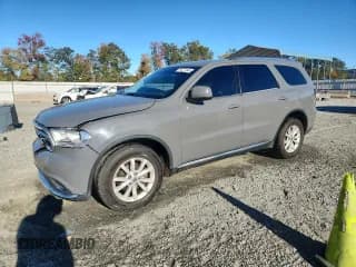 ✅ 2019 Dodge Durango SXT Plus • VIN: 1C4RDJAG0KC777423 • Lot: 86770445. Listed on Copart with 129,138 mi. Free auction sales archive from the USA and detailed vehicle history report at DreamBid. Image 1.