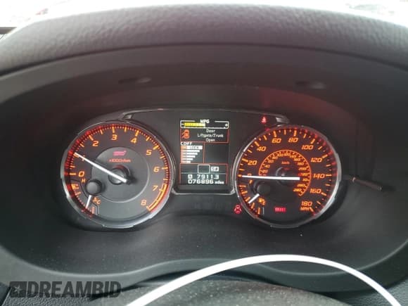 ✅ 2015 Subaru WRX STI • VIN: JF1VA2L68F9831609 • Lot: 47884365. Listed on Copart with 76,896 mi. Free auction sales archive from the USA and detailed vehicle history report at DreamBid. Image 9.