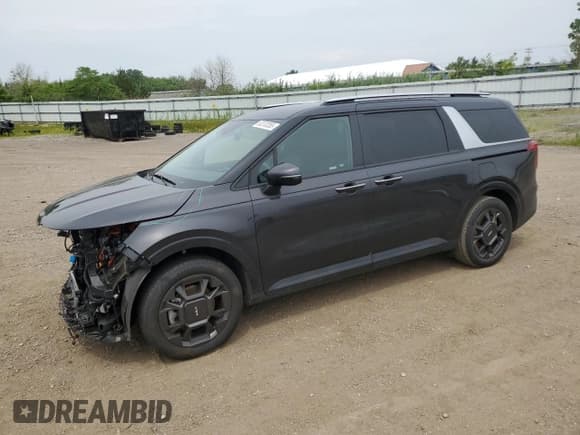 ✅ 2025 Kia Carnival EX • VIN: KNDNC5KA5S6043474 • Lot: 63370355. Listed on Copart with 8,574 mi. Free auction sales archive from the USA and detailed vehicle history report at DreamBid. Image 1.