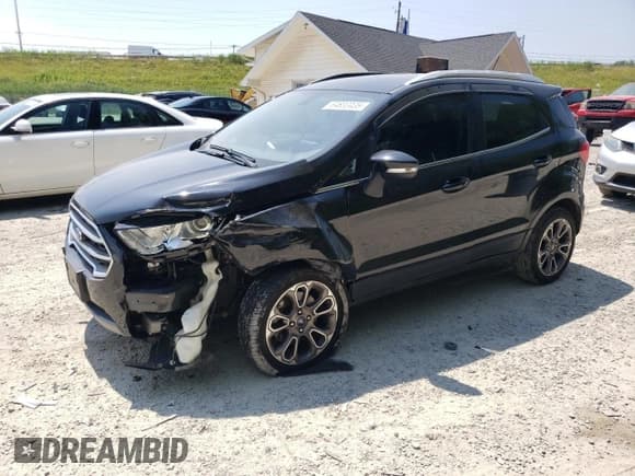 ✅ 2020 Ford EcoSport Titanium • VIN: MAJ3S2KE4LC361817 • Лот: 64833435. Опубликован ранее на Copart с пробегом 50 850 миль. Бесплатный доступ к архиву аукционных продаж из США и подробный отчёт об истории автомобиля на DreamBid. Изображение 1.