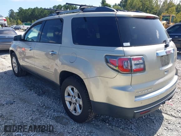 ✅ 2014 GMC Acadia SLE • VIN: 1GKKRNED9EJ267375 • Lot: 43372839. Listed on IAAI with 218,105 mi. Free auction sales archive from the USA and detailed vehicle history report at DreamBid. Image 3.