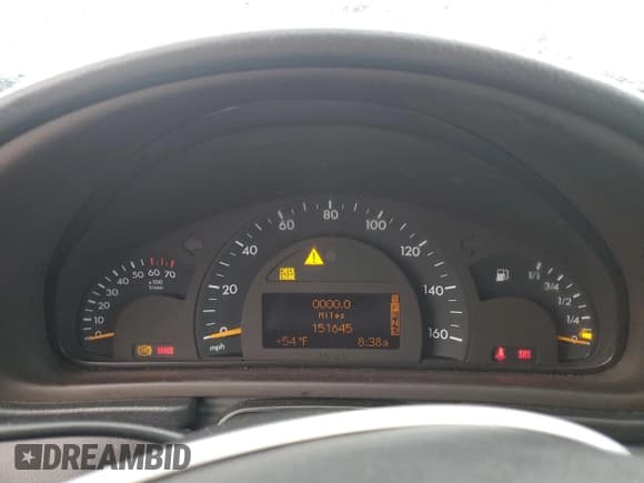 ✅ 2004 Mercedes-Benz C 320 • VIN: WDBRF64J44F512132 • Lot: 45532205. Listed on Copart with 151,645 mi. Free auction sales archive from the USA and detailed vehicle history report at DreamBid. Image 9.