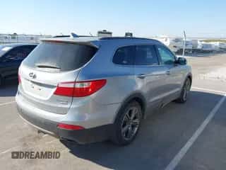 2014 Hyundai Santa Fe GLS with VIN KM8SRDHF2EU037917, listed as a IAAI auction lot 43306813 with 156,238 mi miles and . Bid and sale history available at DreamBid. Image 4.