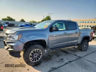 2021 Chevrolet Colorado 4WD ZR2 с VIN 1GCGTEEN9M1103585, выставлен на аукционе Copart как лот 71123495 с пробегом 89 145 миль миль и Списание • Salvage title. История ставок и продаж доступна на DreamBid. Изображение 1.