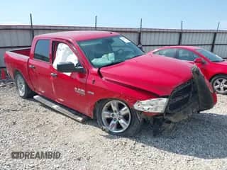 2020 Ram 1500 Tradesman z VIN 3C6RR7KT6LG299417, wystawiony jako IAAI lot #43165780 z przebiegiem 93 810 mil mil oraz . Historia ofert i sprzedaży dostępna na DreamBid. Obrazek 1.