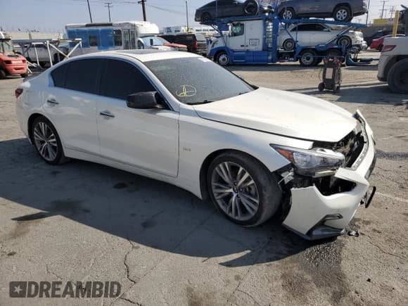 ✅ 2018 Infiniti Q50 Sport • VIN: JN1EV7AP5JM364343 • Lot: 81736255. Listed on Copart with 102,041 mi. Free auction sales archive from the USA and detailed vehicle history report at DreamBid. Image 4.