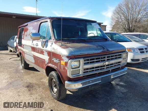 ✅ 1986 Chevrolet Chevy Van • VIN: 1GCEG25N9G7163670 • Lot: 41654650. Listed on IAAI with Not provided. Free auction sales archive from the USA and detailed vehicle history report at DreamBid. Image 1.