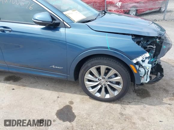 ✅ 2024 Buick Envista Avenir • VIN: KL47LCE21RB175225 • Lot: 42700576. Listed on IAAI with 12,659 mi. Free auction sales archive from the USA and detailed vehicle history report at DreamBid. Image 22.