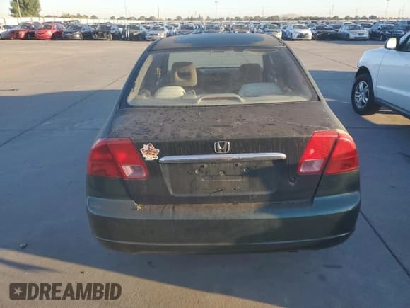 ✅ 2001 Honda Civic LX • VIN: JHMES16561S001005 • Lot: 85138125. Listed on Copart with 178,363 mi. Free auction sales archive from the USA and detailed vehicle history report at DreamBid. Image 6.