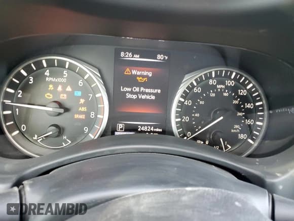 ✅ 2018 Infiniti Q50 Luxe • VIN: JN1EV7AP3JM590879 • Lot: 56665635. Listed on Copart with 24,824 mi. Free auction sales archive from the USA and detailed vehicle history report at DreamBid. Image 9.