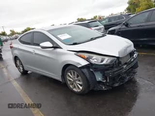 ✅ 2015 Hyundai Elantra SE • VIN: 5NPDH4AE9FH589413 • Lot: 43450533. Listed on IAAI with 80,713 mi. Free auction sales archive from the USA and detailed vehicle history report at DreamBid. Image 1.