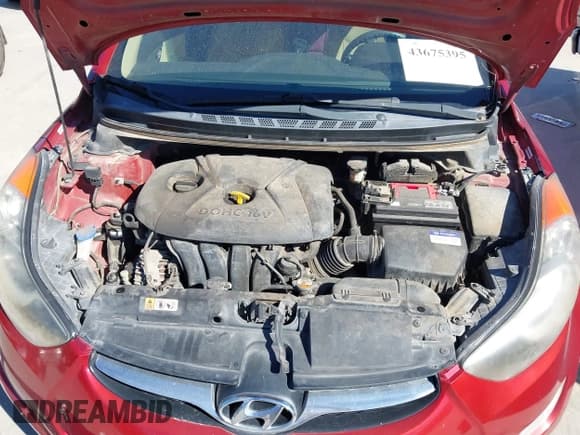 ✅ 2012 Hyundai Elantra GLS • VIN: KMHDH4AE1CU426347 • Lot: 43675395. Listed on IAAI with 190,133 mi. Free auction sales archive from the USA and detailed vehicle history report at DreamBid. Image 10.