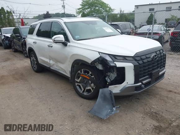 2024 Hyundai Palisade SEL с VIN KM8R4DGE1RU781553, выставлен на аукционе IAAI как лот 42905054 с пробегом 23 177 миль миль и . История ставок и продаж доступна на DreamBid. Изображение 1.