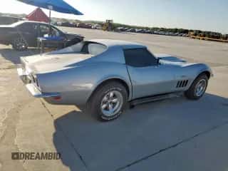 1969 Chevrolet Corvette с VIN 194379S729994, выставлен на аукционе Copart как лот 68141355 с пробегом 4 201 миль миль и Чистый • Clean title. История ставок и продаж доступна на DreamBid. Изображение 3.
