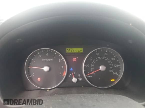 2007 Hyundai Accent GS z VIN KMHCM36CX7U031808, wystawiony jako Copart lot #78204324 z przebiegiem 178 172 mil mil oraz Szkoda całkowita • Salvage title. Historia ofert i sprzedaży dostępna na DreamBid. Obrazek 9.