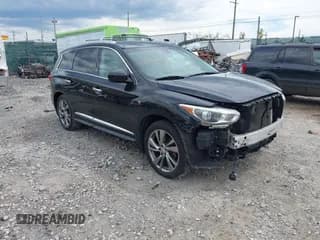 ✅ 2014 Infiniti QX60 • VIN: 5N1AL0MMXEC547951 • Lot: 43084464. Wystawiony na IAAI z przebiegiem 157 576 mil. Bezpłatny archiwum sprzedaży aukcyjnych z USA i szczegółowy raport historii pojazdu na DreamBid. Zdjęcie 1.
